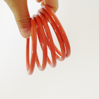 حلقه های لاستیکی رنگ نارنجی برای کاربردهای مقاوم به مواد شیمیایی