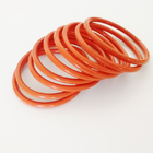 حلقه های لاستیکی رنگ نارنجی برای کاربردهای مقاوم به مواد شیمیایی