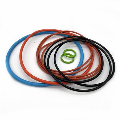 مهر و موم حلقه ای از لاستیک فلات سیلیکونی AS568 NBR FKM EPDM در اندازه های استاندارد و سفارشی