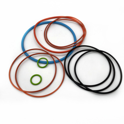 مهر و موم حلقه ای از لاستیک فلات سیلیکونی AS568 NBR FKM EPDM در اندازه های استاندارد و سفارشی