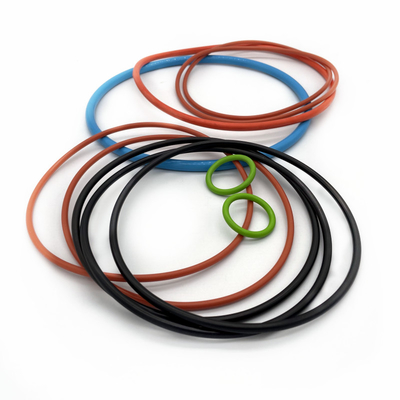 مهر و موم حلقه ای از لاستیک فلات سیلیکونی AS568 NBR FKM EPDM در اندازه های استاندارد و سفارشی