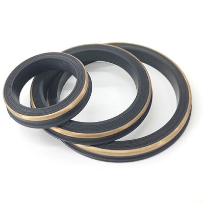 NBR 80 Shore A Hammer Union Seal with Brass Support Ring اندازه های 2 "، 3 "، 4 " برای شکل 1502 مهر های لاستیکی با فشار بالا برای سیستم های متعدد
