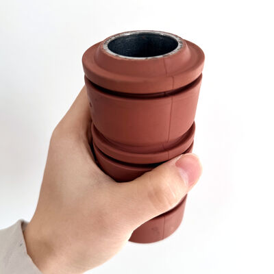 2.5 اینچ RTL Swab Cup با مقاومت در برابر لباس NBR 80 Durometer و هسته فلزی تقویت شده برای مسح چاه میدان نفت