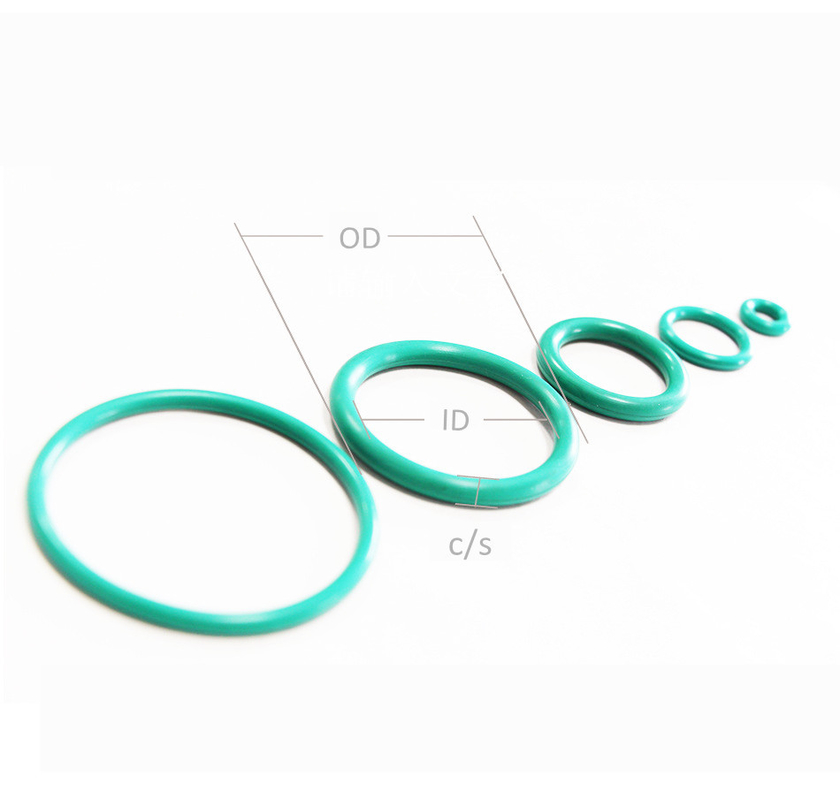 FKM 90 Shore A Rubber O Rings AS568 0.04 اینچ - 0.275 اینچ مقطع