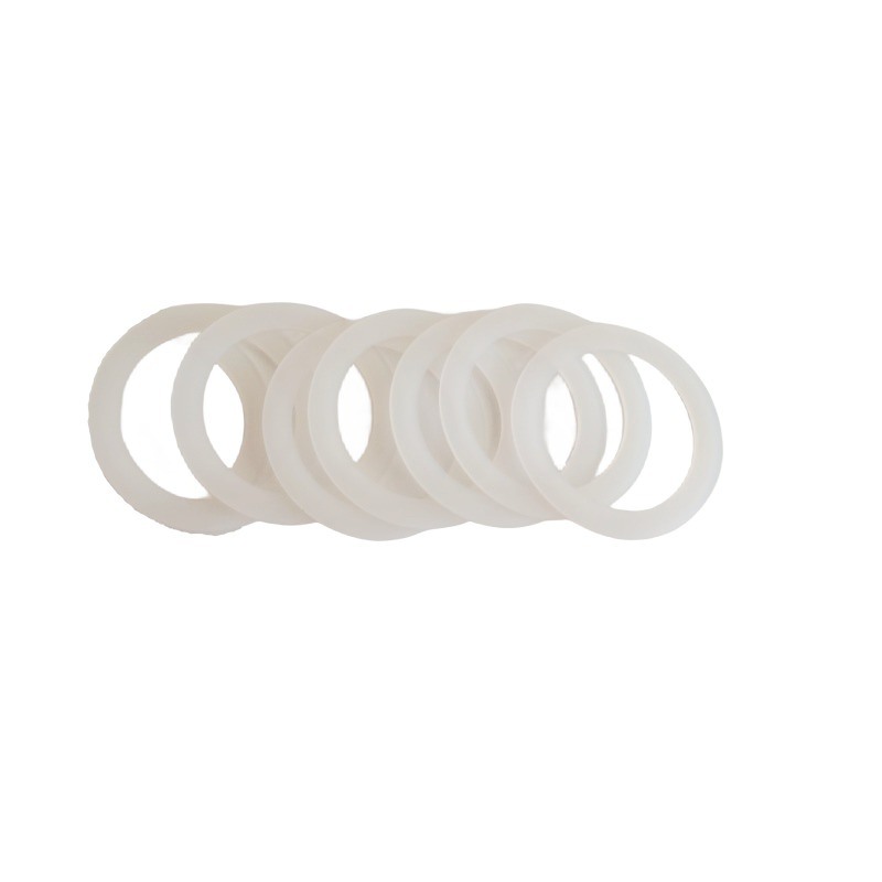 گاسکت لاستیکی سیلیکونی با کیفیت غذایی مطابق با FDA با سختی 40-90 Shore A و اندازه سفارشی