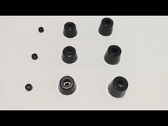 بوشینگ لاستیکی قالب‌گیری شده سفارشی OEM، کمک فنر، استوانه‌ای، رنگ مشکی